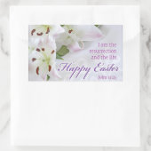 Happy Easter Rechthoekige Sticker (Tas)