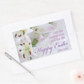 Happy Easter Rechthoekige Sticker (Envelop)