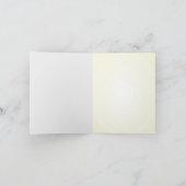 Happy Easter Retro Floral Bunny Feestdagen Kaart (Binnen)