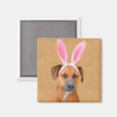 Happy Easter Rhodesian Ridgeback Magneet (Voorkant / Achterkant)