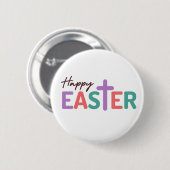 Happy Easter Ronde Button 5,7 Cm (Voorkant /achterkant)