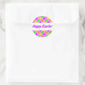 Happy Easter Ronde Sticker (Tas)