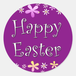 Happy Easter Ronde Sticker