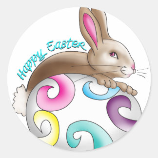 Happy Easter Ronde Sticker