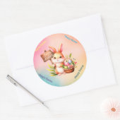 Happy Easter Ronde Sticker (Envelop)