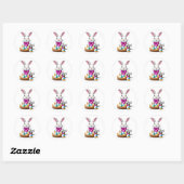 Happy Easter Ronde Sticker (Vel)