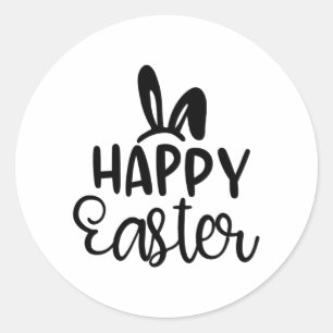 Happy Easter Ronde Sticker