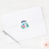 Happy Easter Ronde Sticker (Envelop)