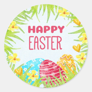 Happy Easter Ronde Sticker