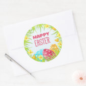 Happy Easter Ronde Sticker (Envelop)