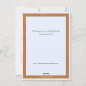 Happy Easter Shortbrood Cookie Carousel Feestdagenkaart (Achterkant)