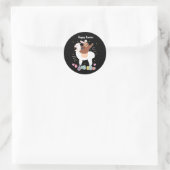 Happy Easter Sloth and llama sticker (Sac)