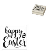 Happy Easter | Snellere dan standaard tekst Rubberstempel (Gestempeld)