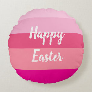 Happy Easter Snoep Kleuren Sierkussen Rond Kussen