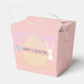 Happy Easter Snoep Rabbit Bird Egg Bedankdoosjes (Achterkant)