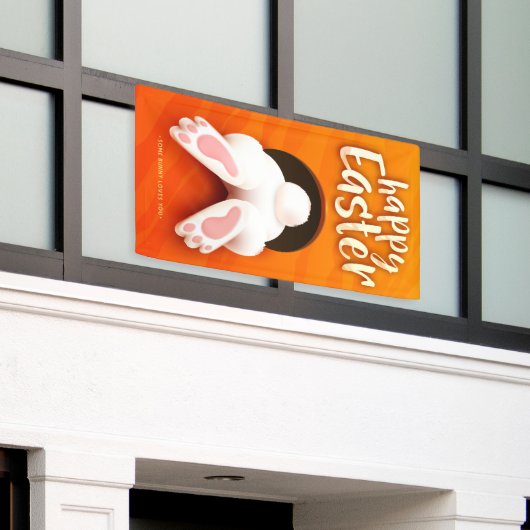 Happy Easter Spandoek (Buitenkant Gebouw)