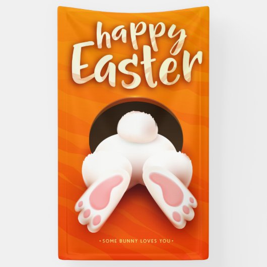 Happy Easter Spandoek (Verticaal)