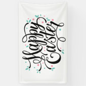 Happy Easter Spandoek (Verticaal)