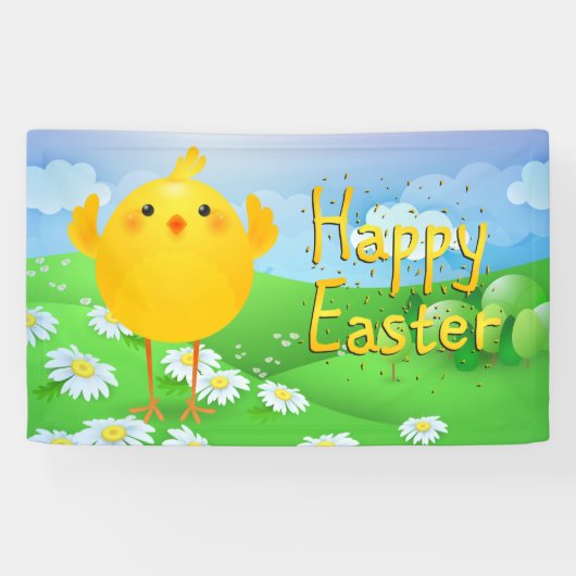 Happy Easter Spandoek (Horizontaal)