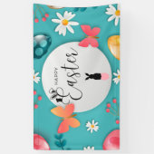 Happy Easter Spandoek (Verticaal)