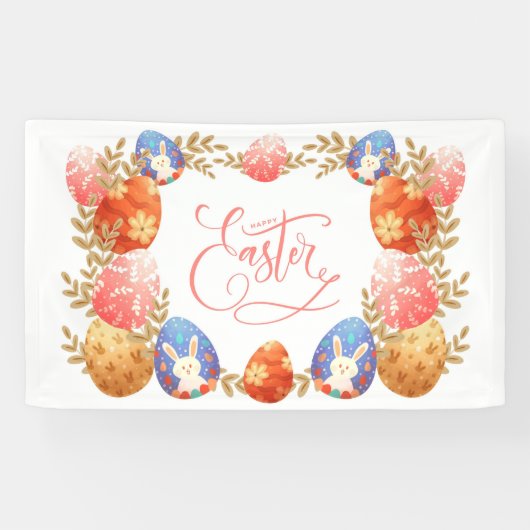 Happy Easter Spandoek (Horizontaal)