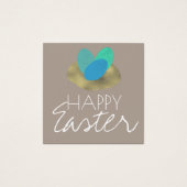 Happy Easter Speckled Egg Easter Nest Thank You (Devant)