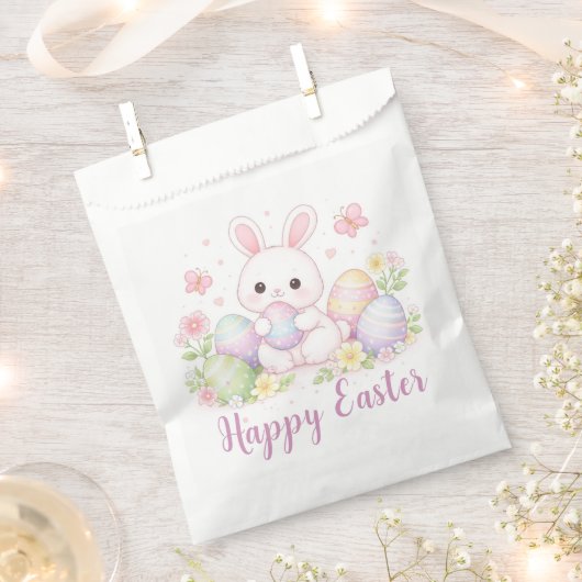 Happy Easter Spring Design - Cute Easter Bunny  Bedankzakje (Geknipt)