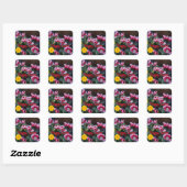 Happy Easter Spring Flowers #4 Stickers (Vel)