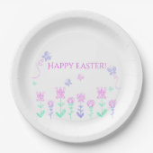 Happy Easter Spring Garden Paper-Bord Papieren Bordje (Voorkant)