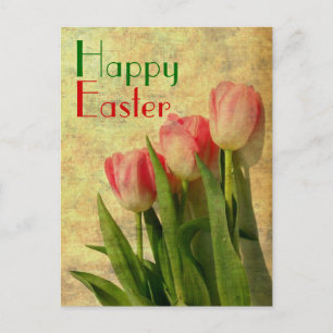 Happy Easter Spring Tulpen Briefkaarten