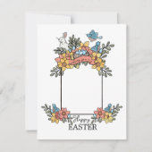 Happy Easter Springtime-foto Feestdagenkaart (Voorkant)