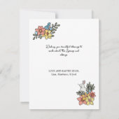 Happy Easter Springtime-foto Feestdagenkaart (Achterkant)