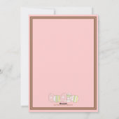 Happy Easter Springtime-fotokaart Feestdagenkaart (Achterkant)