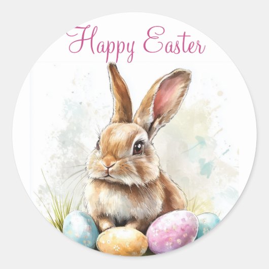 Happy Easter Sticker (Voorkant)