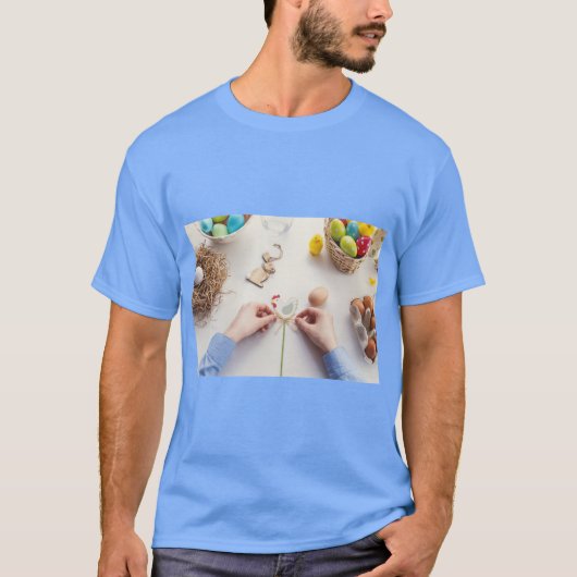 Happy Easter T-Shirt – Festive, Bright & Joyful (Devant)
