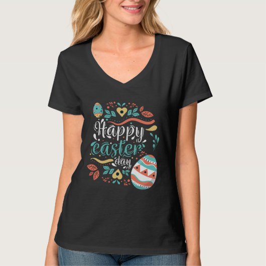 Happy Easter T-Shirt Funny Easter 1 (Voorkant)