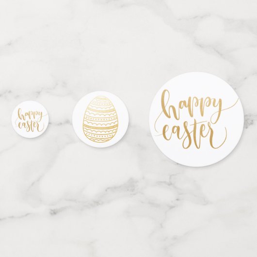 Happy Easter Table Confetti (Achterkanten)