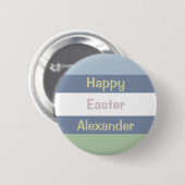  Happy Easter-tekst Ronde Button 5,7 Cm (Voorkant /achterkant)