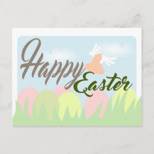 Happy Easter Tender Pastel Colors postcard Feestdagenkaart