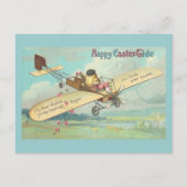 Happy Easter-Tide Fine  Chick Pilot Feestdagenkaart (Voorkant)