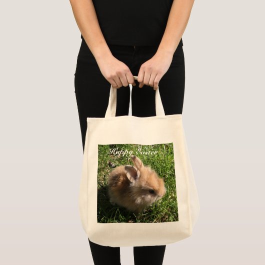 Happy Easter Tiny Bunny Tas (Voorkant (product))