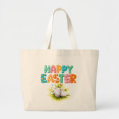 Happy Easter Tote Bag (Devant)