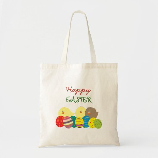 Happy Easter Tote Bag (Voorkant)