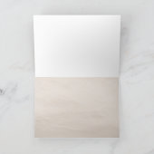 Happy Easter Tropical Beach Aangepaste naam Bunny Feestdagen Kaart (Binnen)