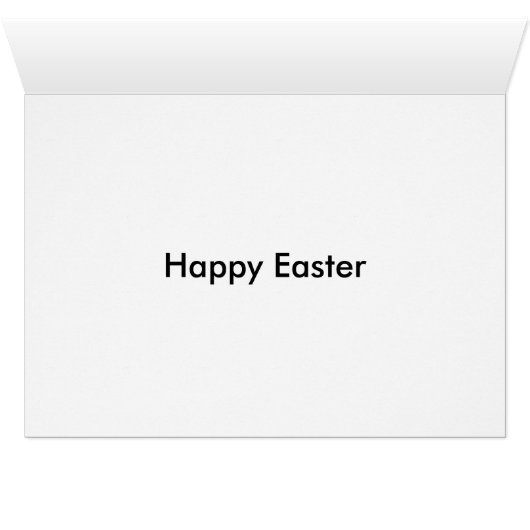 Happy Easter Turtle (Binenzijde Horizontaal (Onderkant))