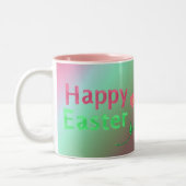 Happy Easter Tweekleurige Koffiemok (Links)