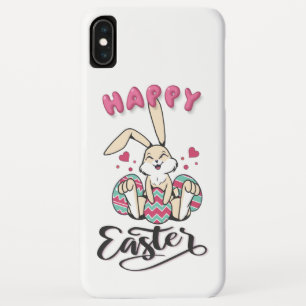Happy Easter uit de mooie paashaas iPhone XS Max Hoesje