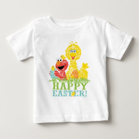 Happy Easter uit Elmo en Big Bird (Voorkant)