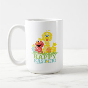 Happy Easter uit Elmo en Big Bird Koffiemok