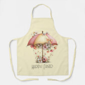 Happy Easter Umbrella and Flowers Schort (Voorkant)